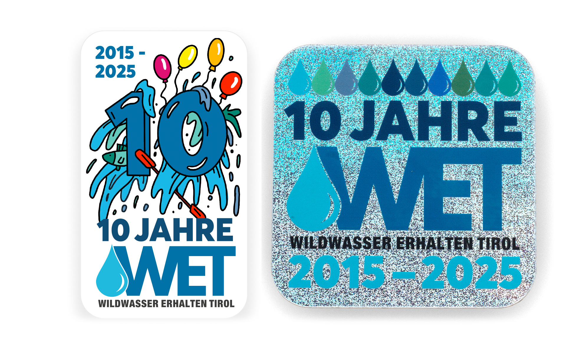 10 Jahre WET Sticker special edition